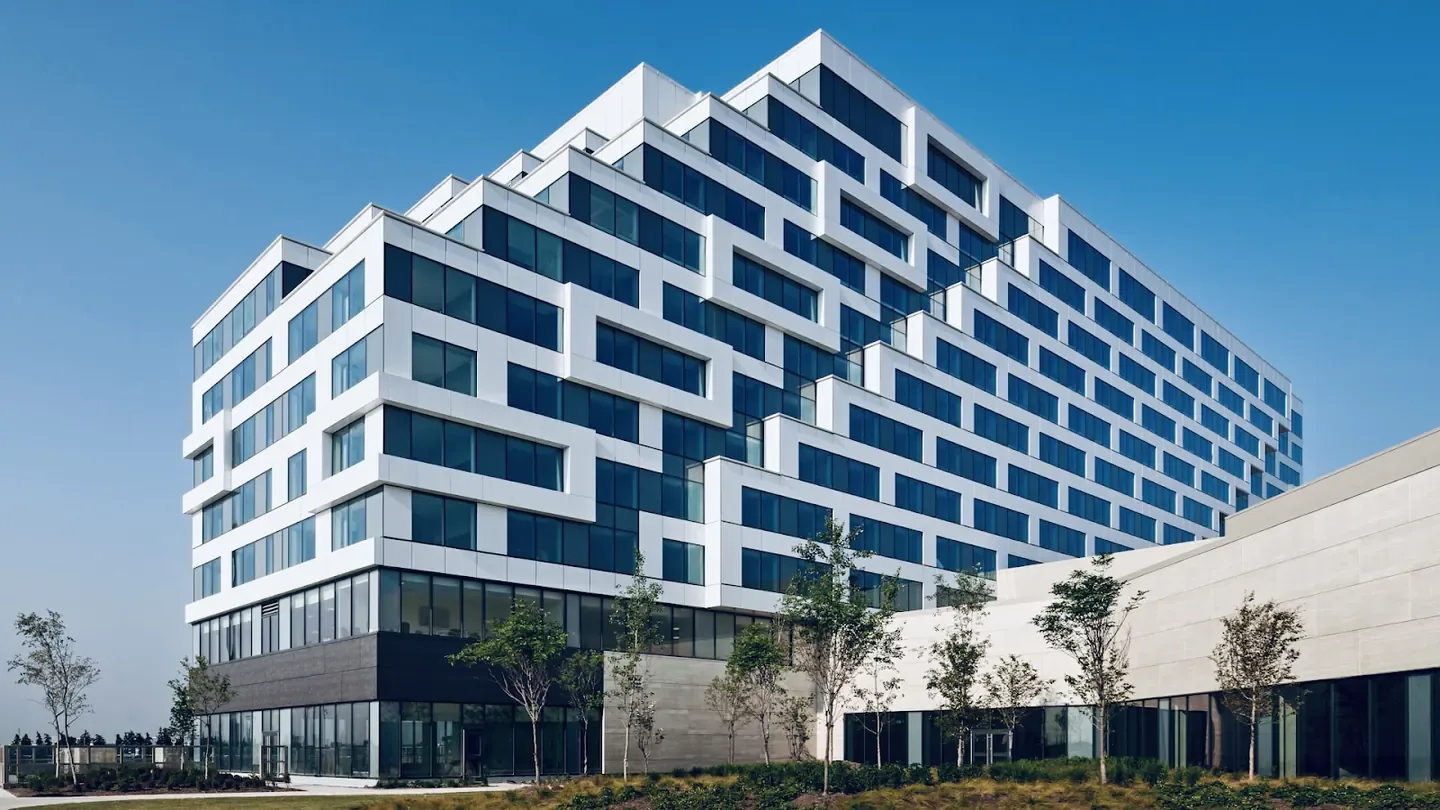 Hotel exterior detail at a Toronto casino resort
